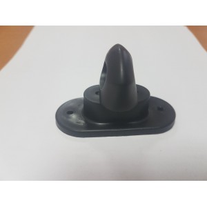 Ureche Plastic Rotativ - Negru