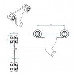Rola stalp Schmitz - 306-52.130 - WS.01.15E 