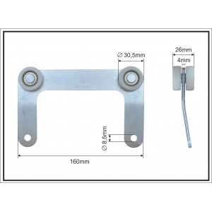 Rola stalp 1294061 Schmitz tip "U" - WS.01.16